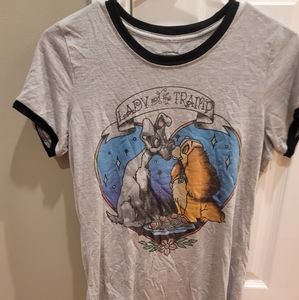 Disney lady and the tramp tshirt